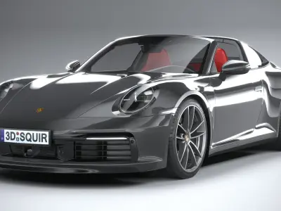 Porsche 911 Targa 4S 2021 3D model