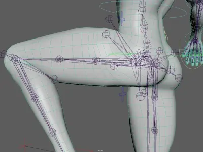 Rigged Base Male Model For Games and Film Low-poly 3D model