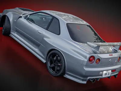 Nissan Skyline GTR R34 Nismo Z-Tune  3D model