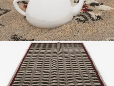 Rugs No 271 Low-poly 3D model