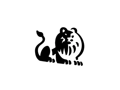 Lion Emblem v4 007 Low-poly 3D model