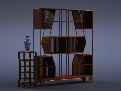 cabinet cabinet wardrobe sofa bed table bookshelve 3D model