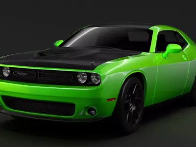 Dodge Challenger TA 2017 3D model