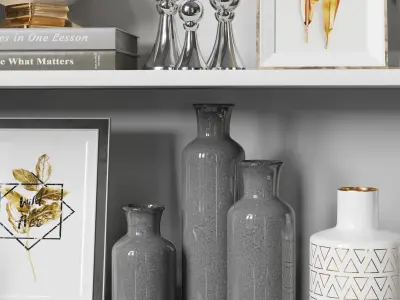 Decorative Set 48 3D model buy