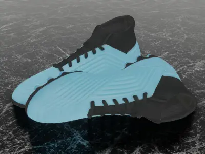 ADIDAS PREDATOR 193 3D SOCCER SHOES Low-poly 3D model