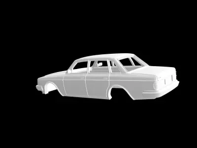 Volvo 244 3D print model