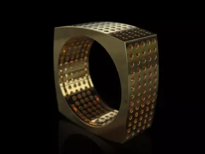 Minimalistic ring 3D print model