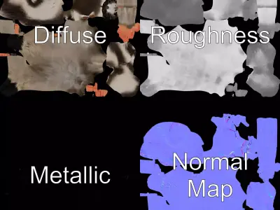 Lifelike Raccoon model pack Low-poly 3D model