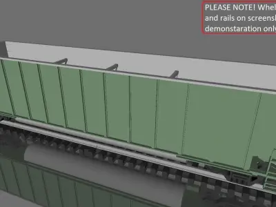 Bethgon Coalporter 1982 Coal Hopper printable in H0 Scale 3D print model