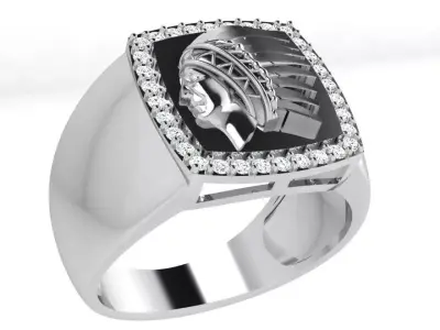 American Indian Ring 4088 3D print model