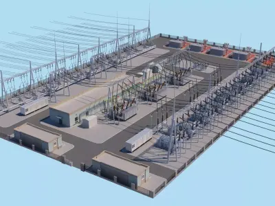 Substation 3D model
