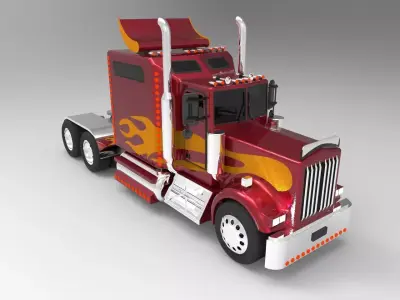 Peterbilt 379 3D model