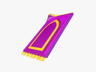 Ramadan Prayer Rug 3D model