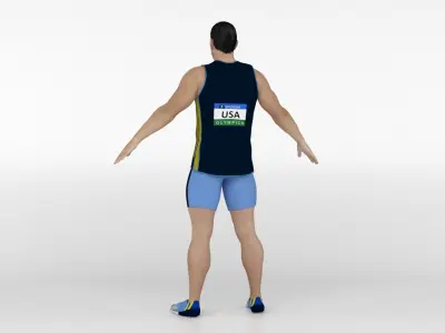 Shortput Player 3D model