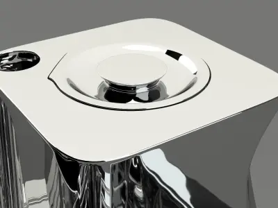 Decoration 34 Tea Set art deco 3D model