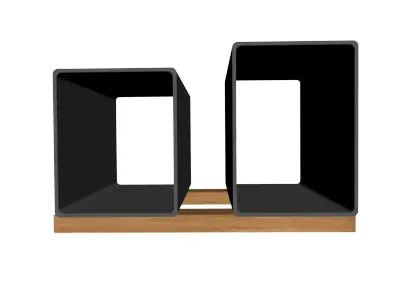 5 16in Wall x10in Rectangle Tube 3D model