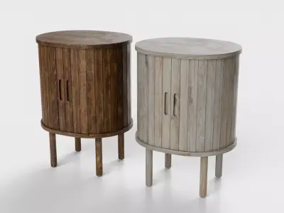 Bedside table 3D model purchase