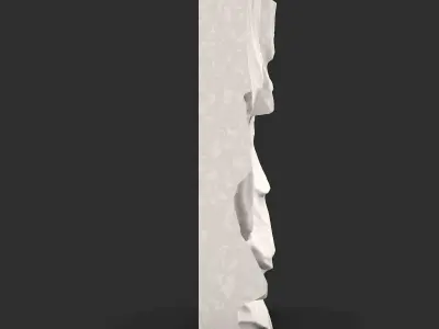 Primitive Rock Wall Scene Kit 3D print model