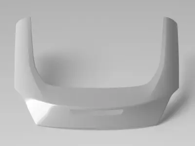 370Z Z34 Rear Hatch Exterior Surface Model - 3D Laser-Scanned 3D model