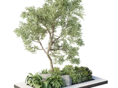 Plants Garden Outdoor plant Collection 140 Low-poly 3D model