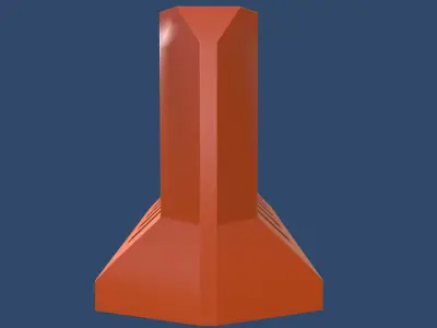 Traffic Road Barrier Watter Fillied Free low-poly 3D model