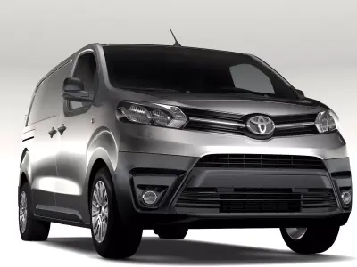 Toyota ProAce Van L2 2017 3D model