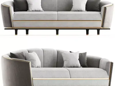 Verona Sofa 3d model Low-poly 3D model