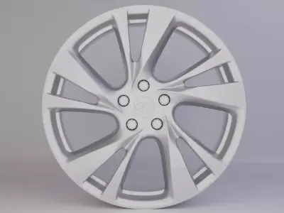 Infiniti QX60 2014-2015 Wheels Low-poly 3D model