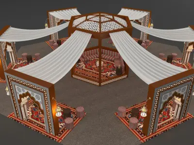 Ramadan tent  3D model