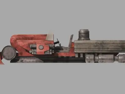 Ute Speeder Variant B - Star Wars Downunder Low-poly 3D model