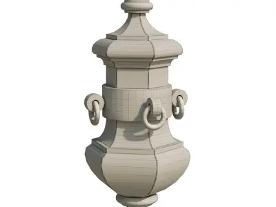 Architectural Metal Finial 263 Free 3D model