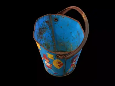 Vintage Bucket 3D print model