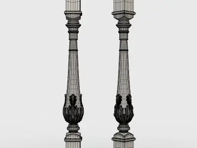 Classic baluster 3D model