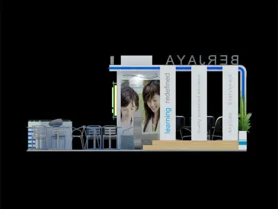  BerJaya Exhibition 6x7 Booth 3D model