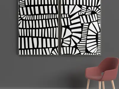 Photo Frame 166 Low-poly 3D model