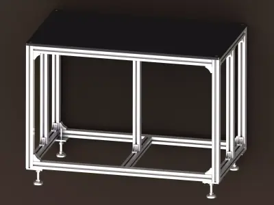 Aluminum Extrusion Workstation WL712 3D model