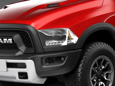 Dodge Ram 1500 Rebel 2015 3D model