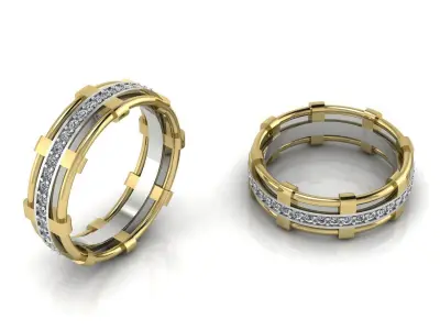 Jewelry Wedding Ring Gold 3D print model buy