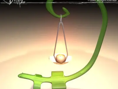 Lizard candle Free 3D model