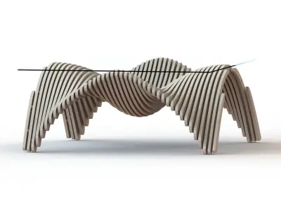 parametric design table 3D model