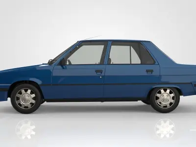 Renault 9 Turbo 1985 3D model