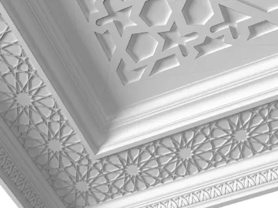Ceiling in oriental style 3D model
