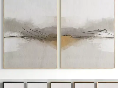 Photo Frame 153 Low-poly 3D model