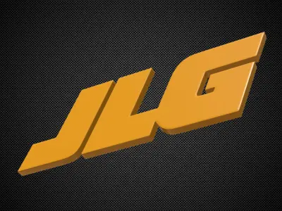 jlg logo 3D model