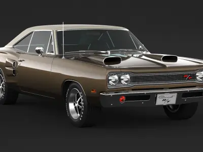 1969 Dodge Coronet RT 3D model