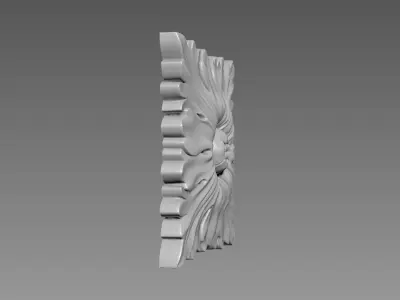 Decor square 02 3D model