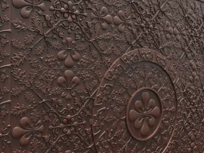 BED HEADBOARD 03 3D print model