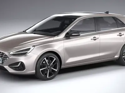 Hyundai i30 2020 3D model