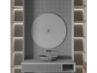 Luxury Bathroom 258 3D model
