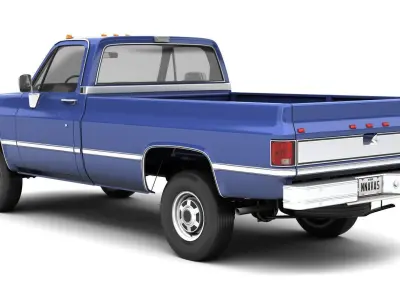 GENERIC PICKUP TRUCK 4 3D model